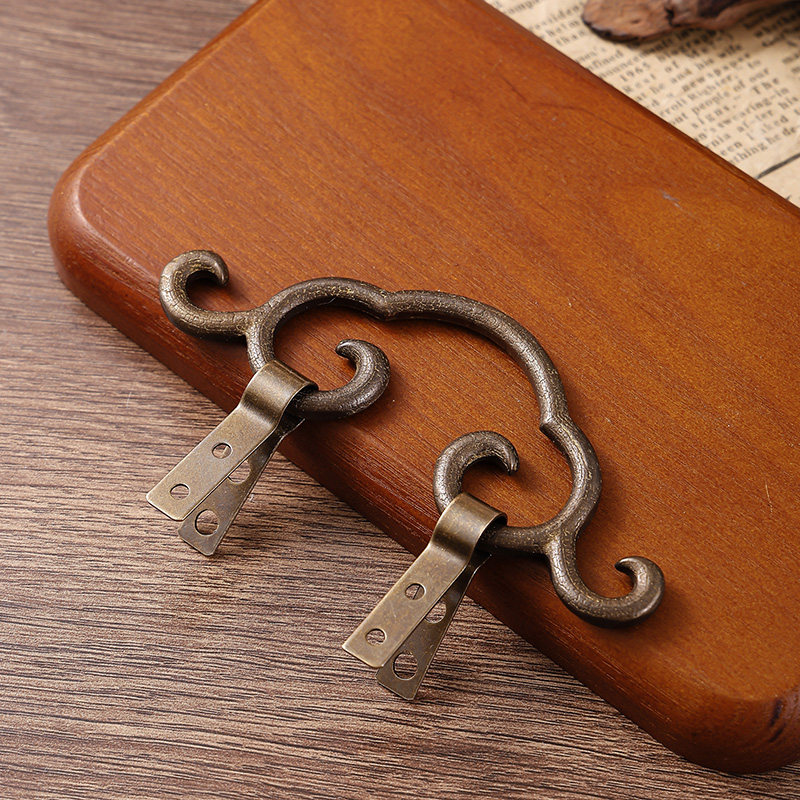 中式仿古纯黄铜挂钩牌匾底托门面装饰老式祥云字书画框十字绣配件,家居饰品,装饰挂钩,淘宝优惠券,粉丝福利购,淘宝优惠卷