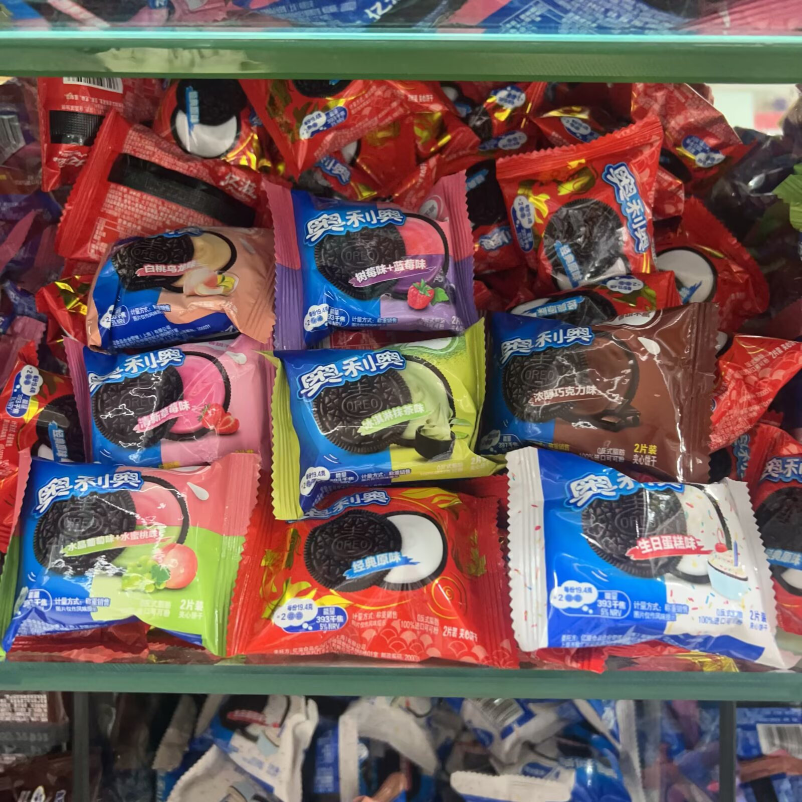 奥利奥夹心饼干原味、草莓、巧克力、抹茶、白桃等8选一散称1斤