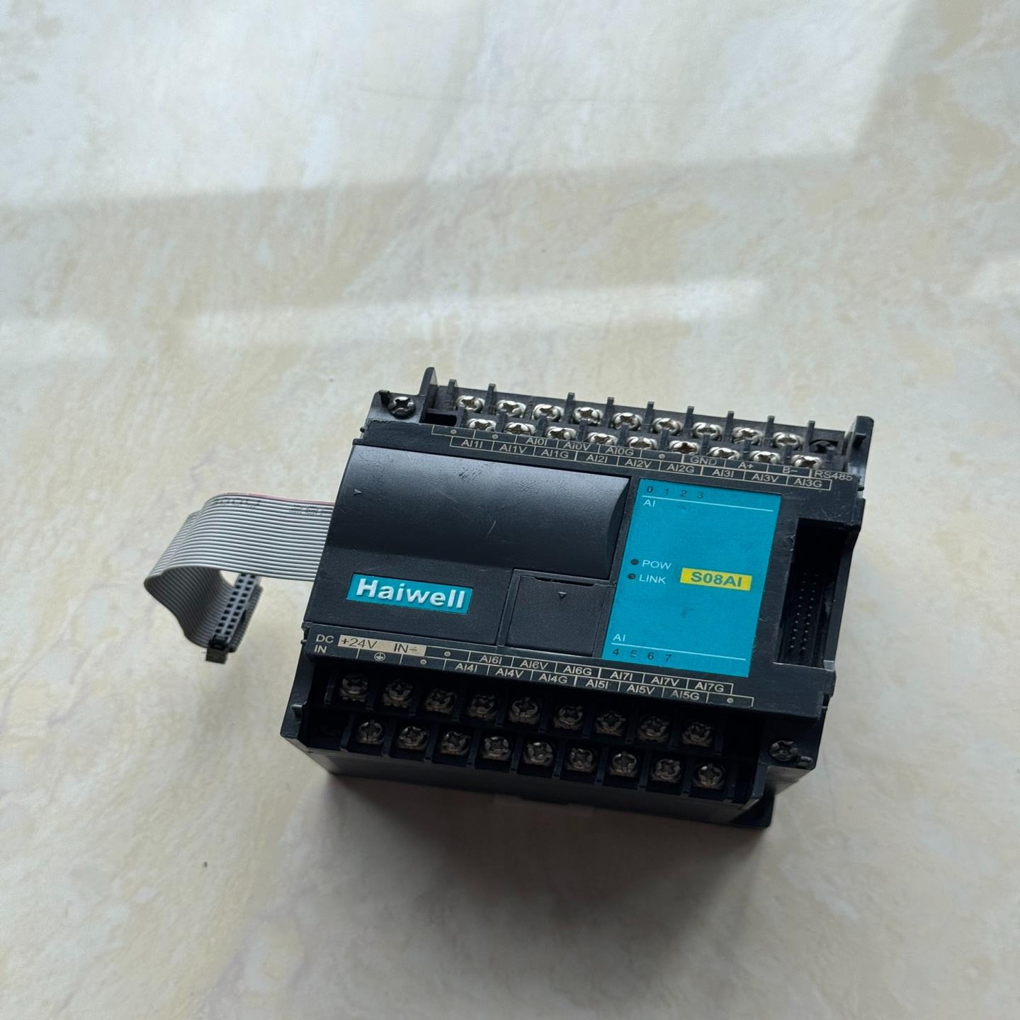 海为PLC模块S08AI24V供电