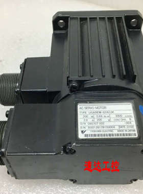 可开票AC SERVO MOTOR TYPE USAREM-02AE2K安川伺服电机现货实图