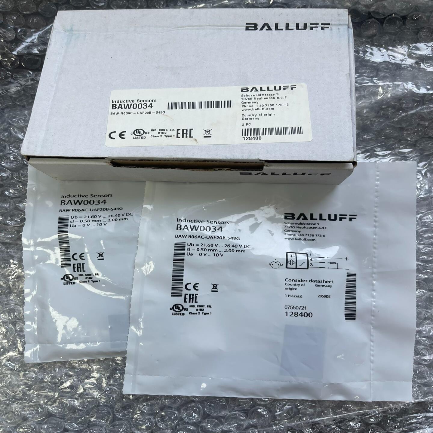 BALLUFF巴鲁夫BALLUFF  BAW R06AC-