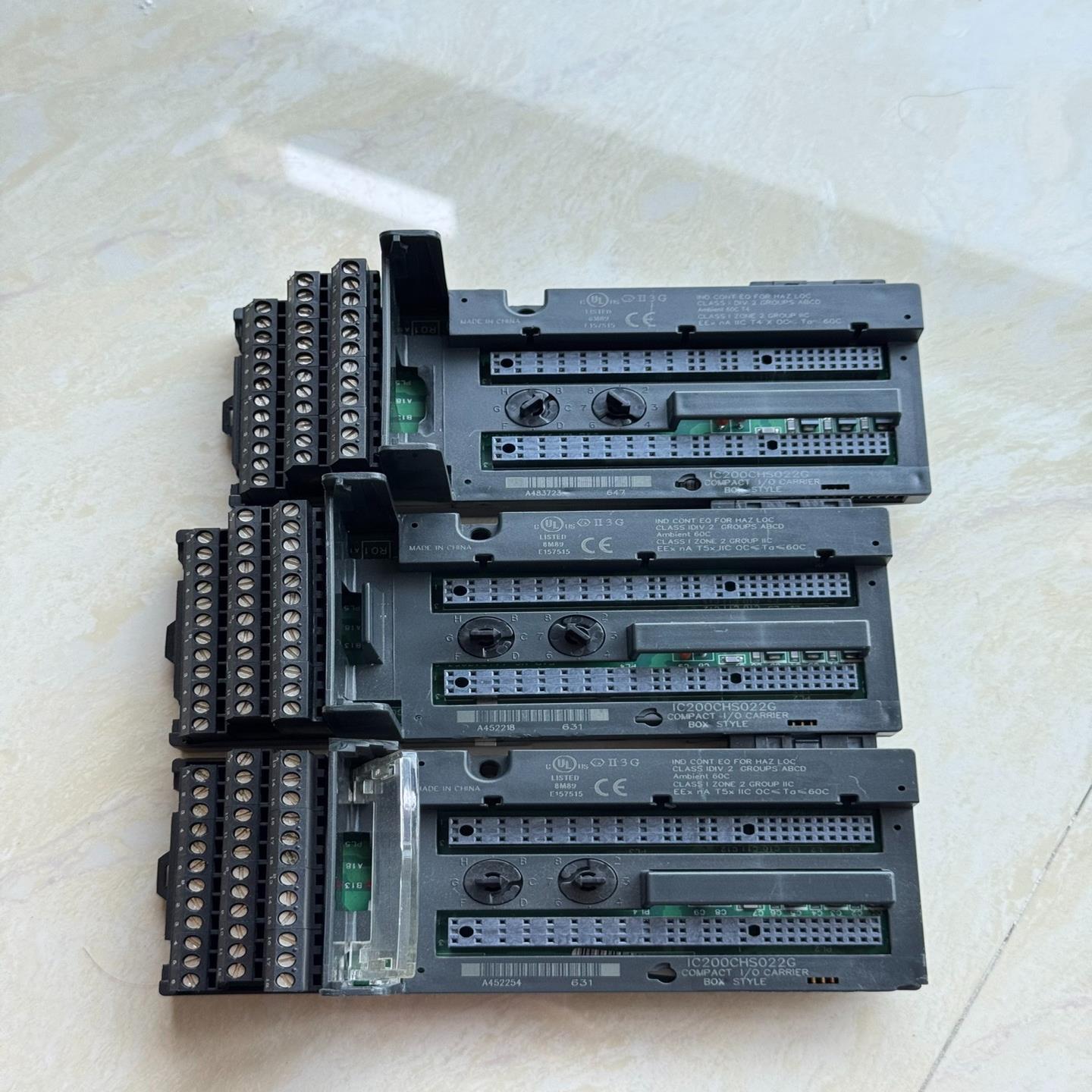 GE模块底坐IC200CHS022G现货3个实物拍摄功