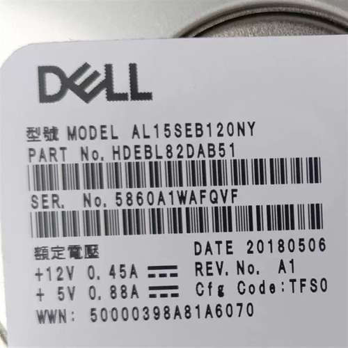 AL15SEB120NY 01M0D 1.2T SAS 10K 12G 2.5寸服务器硬盘 001M0D