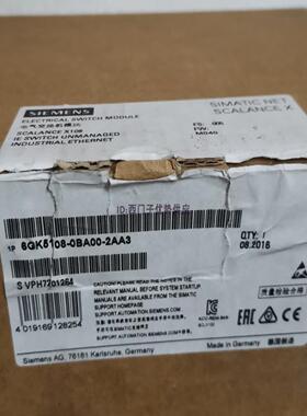开封X1086GK5108-0BA00-2AA36GK5 108-0BAOO-2AA3