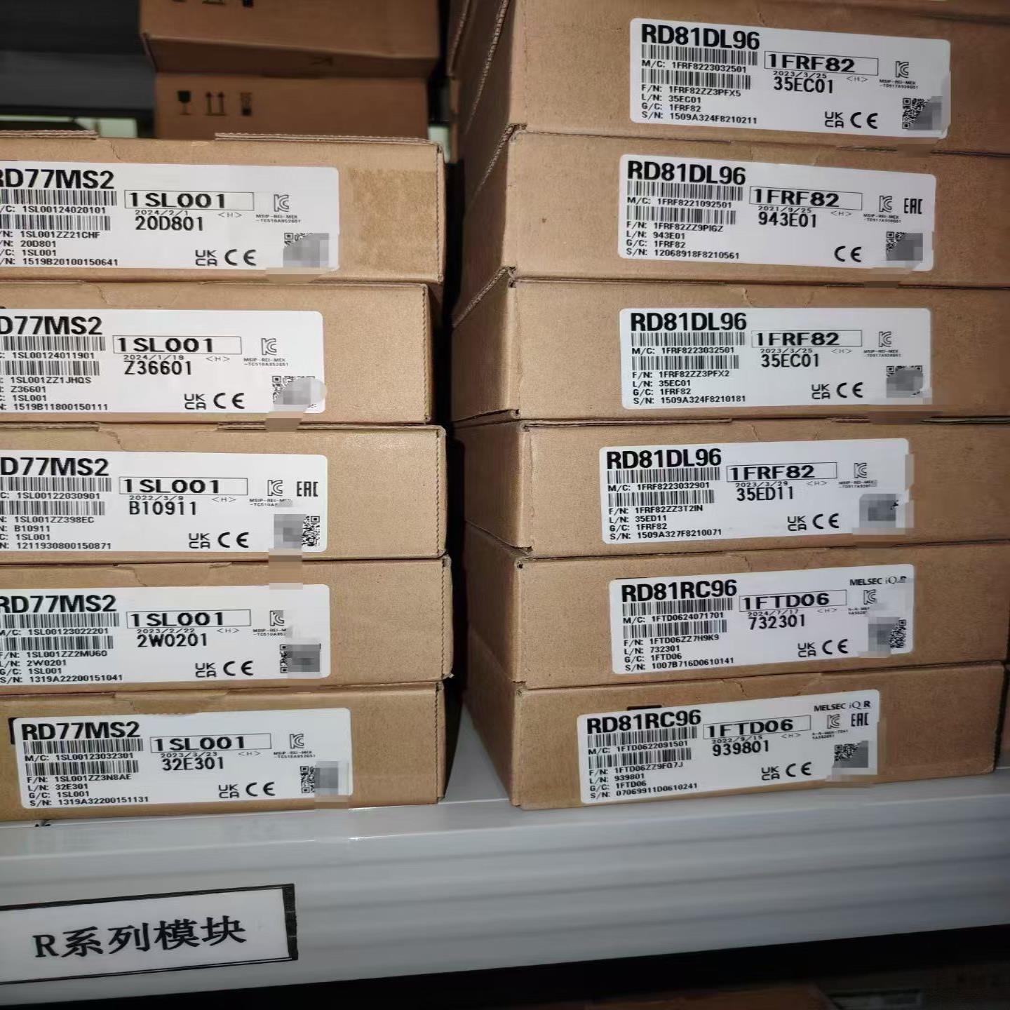 全新正品三菱R系列模块型号包括RD77MS2和RD81DL