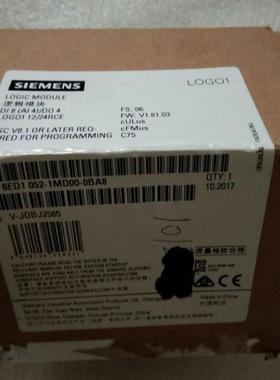 LOGO6ED1052-1MD00-0BA86ED 1052-1MDOO-OBA8控制器