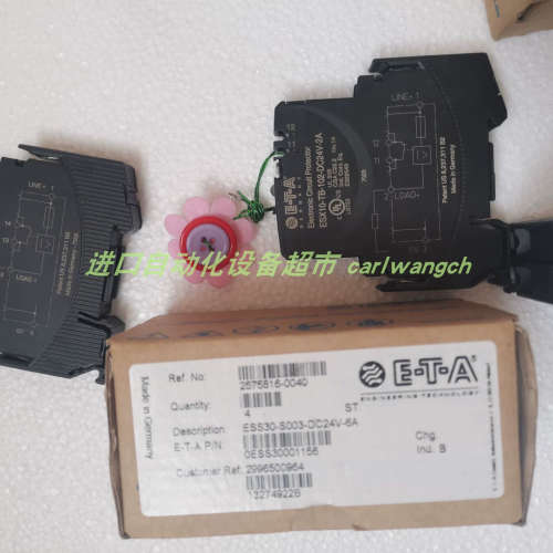 ETA断路器ESX10-TD-101-DC24V-6/8/10A电源BLOCK PC-0124-050-0