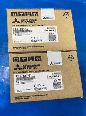 三菱可编程控制器型号FX5U-32MTES实物拍摄包