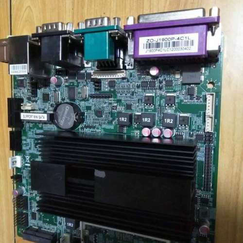 易捷通J1900主板ZO-J1900P-4C1L主板4个COM主板 DC 12V输出