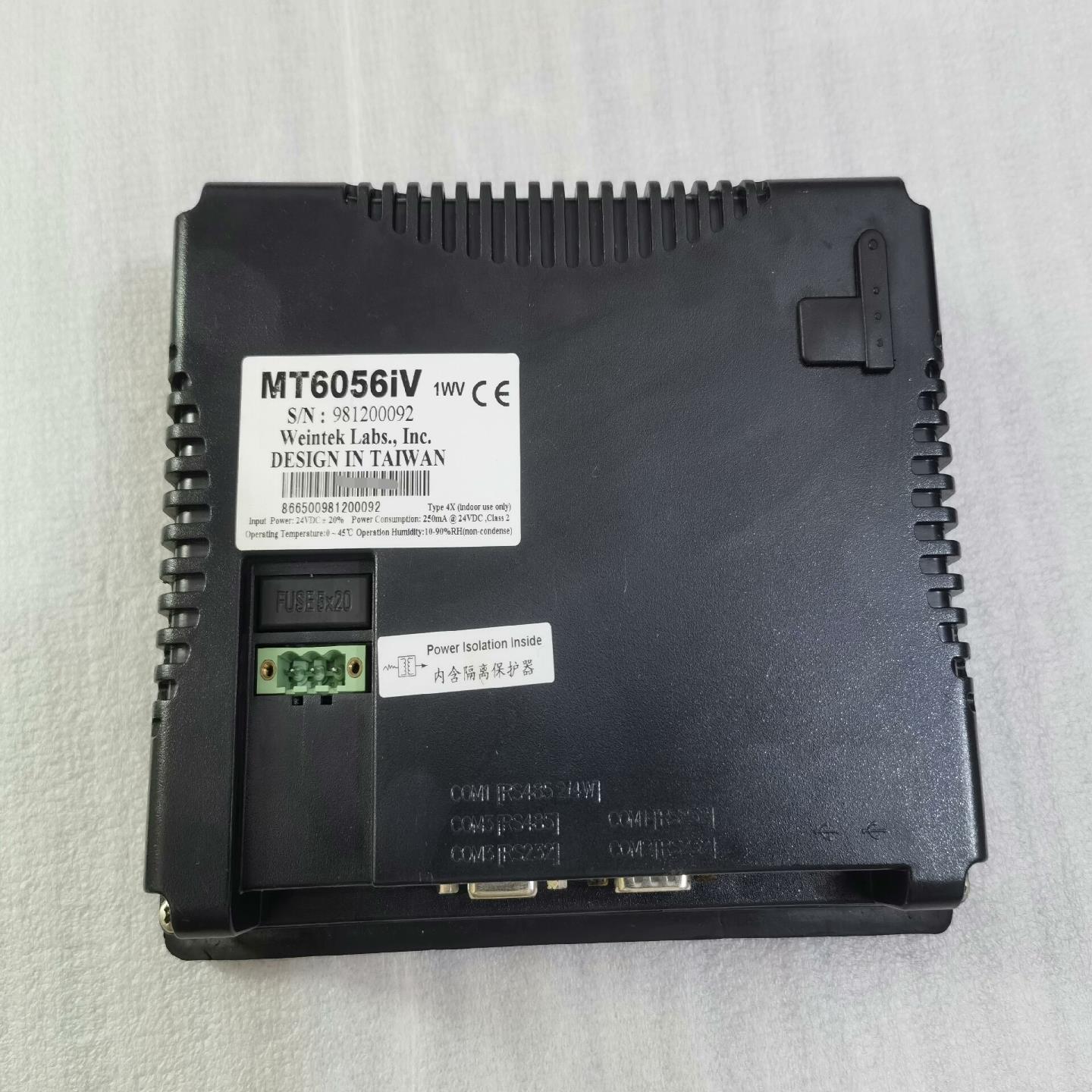 拆机威纶触摸屏MT6056IV 1WV一个图片实拍功能包好