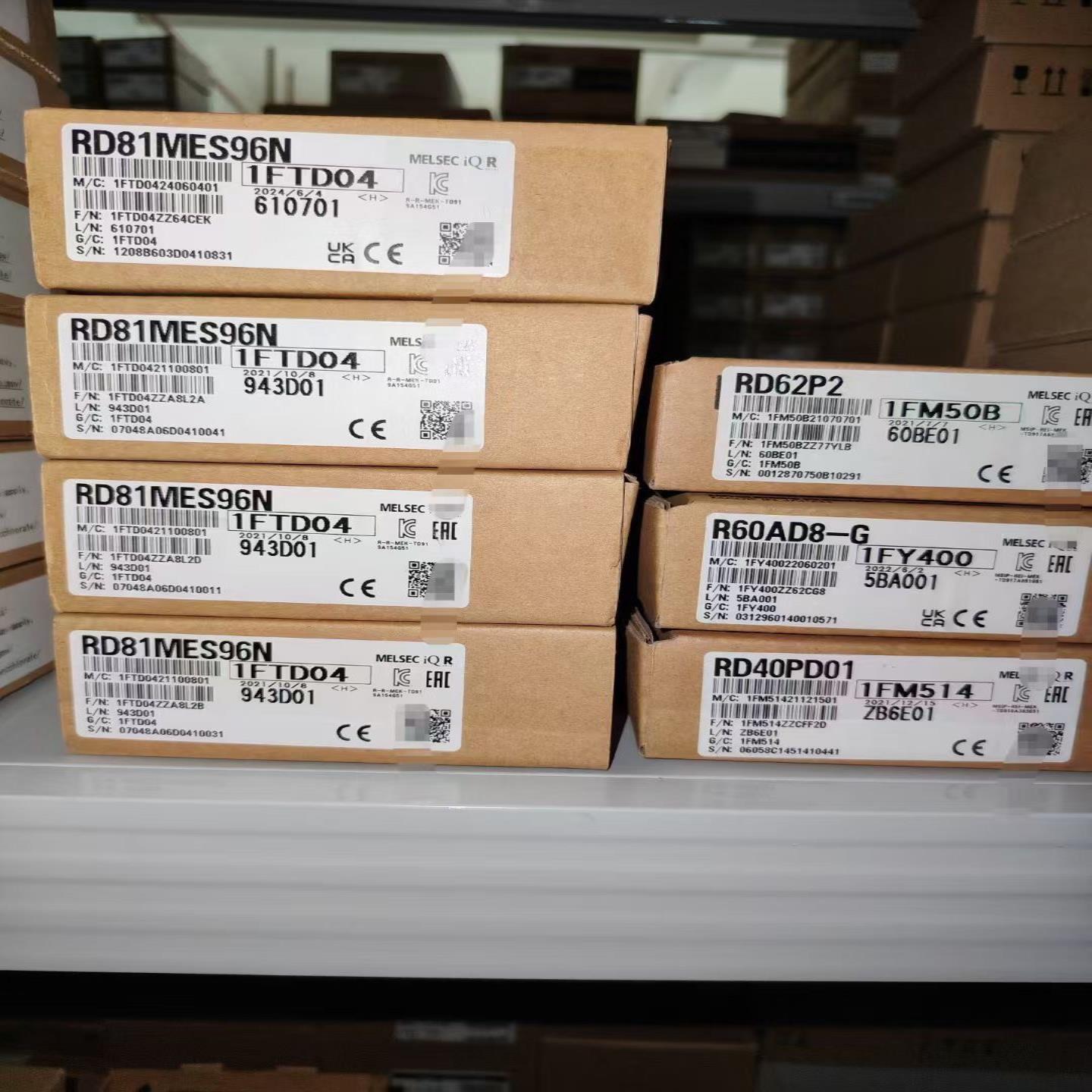 全新未拆封的三菱PLC模块型号RD81MES96N库存充
