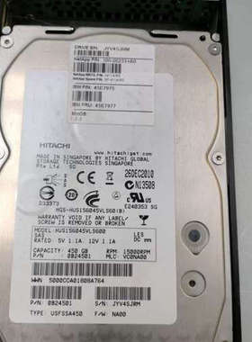 X411A-R5Netapp  450G 15K SAS 108-00233 45E7975 45E7977