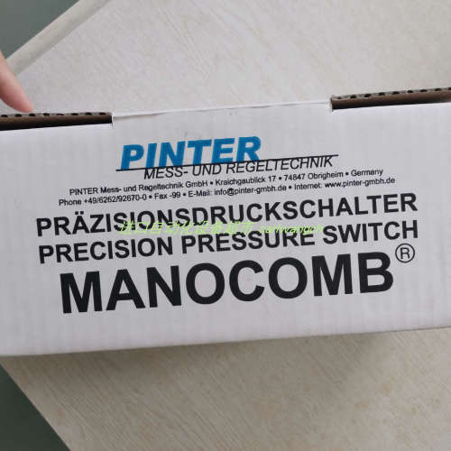正品MANOCOMB-IP65/2KA 0-16BAR压力开关PINTER