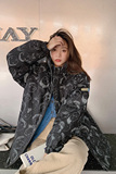 现货走量主推潮牌印花棉衣棉服工装外套288A-188，女装棉衣/棉服，浙宝095(原288A)