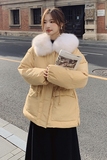 【档口现货】两片式狐狸毛领90白鸭绒羽绒服288A-922-P315-K458，女装羽绒服，浙宝095(原288A)