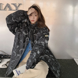 现货走量主推潮牌印花棉衣棉服工装外套288A-188，女装棉衣/棉服，浙宝095(原288A)