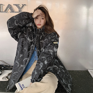 现货走量主推潮牌印花棉衣棉服工装外套288A-188图片