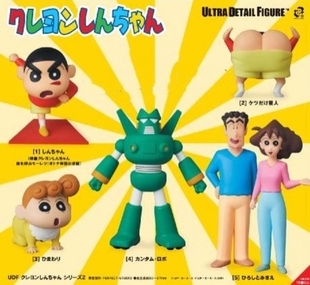 现货Medicom Toy 蜡笔小新爸妈 UDF屁屁星人帝国逆袭剧场版第二弹