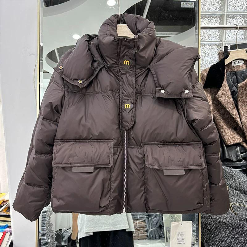 一家福2025新款羽绒棉服女短款加厚保暖棉衣外套冬季棉袄女学生潮