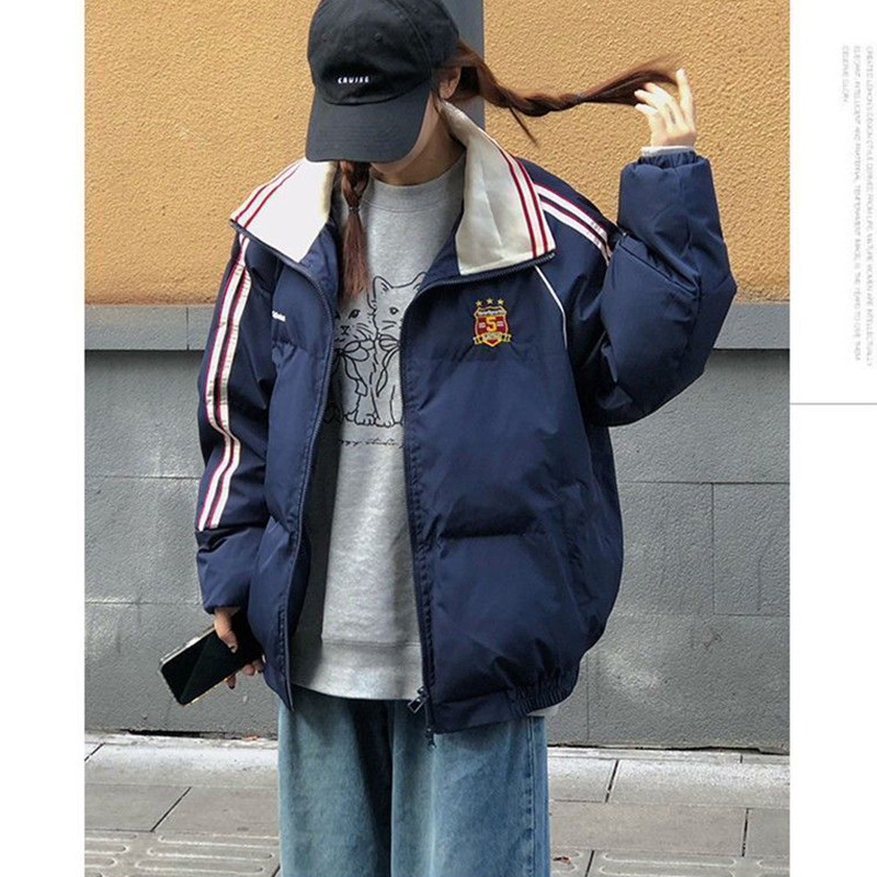 一家福2025新款羽绒棉服女短款加厚保暖棉衣外套冬季情侣棉袄女装