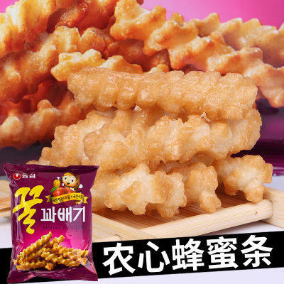 韩国农心麻花蜂蜜90g小香甜进口