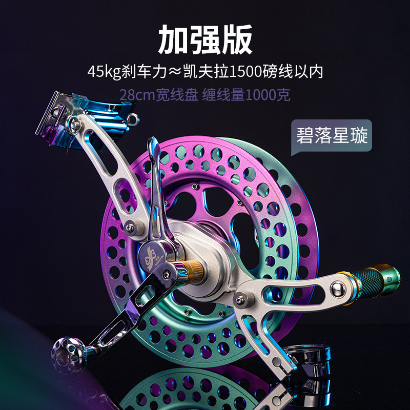 筝友新款风筝轮变速铝镁合金背带刹车轮盘加强版潍坊老店厂家包邮