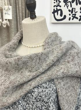 独家配色THEM大披肩三角巾真丝羊绒2026年新款DIY手工高品质