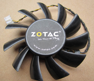 孔距3.5cm 直径6.5cm 2线4P 显卡风扇 索泰gt240米格版