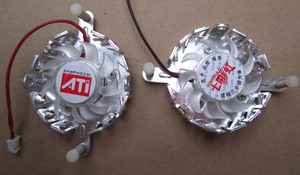 ATI 七彩虹4010 6.1cm孔距散热器扇 送硅脂