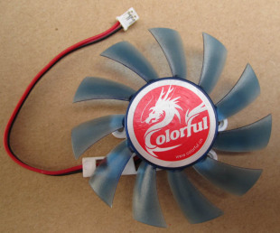 显卡风扇 CV版 直径6.5cm GD3 七彩虹逸彩9500GT