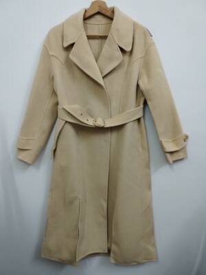 IDOLE奕多 高级感简约气质收腰显瘦双面呢羊毛大衣外套 L/XL码