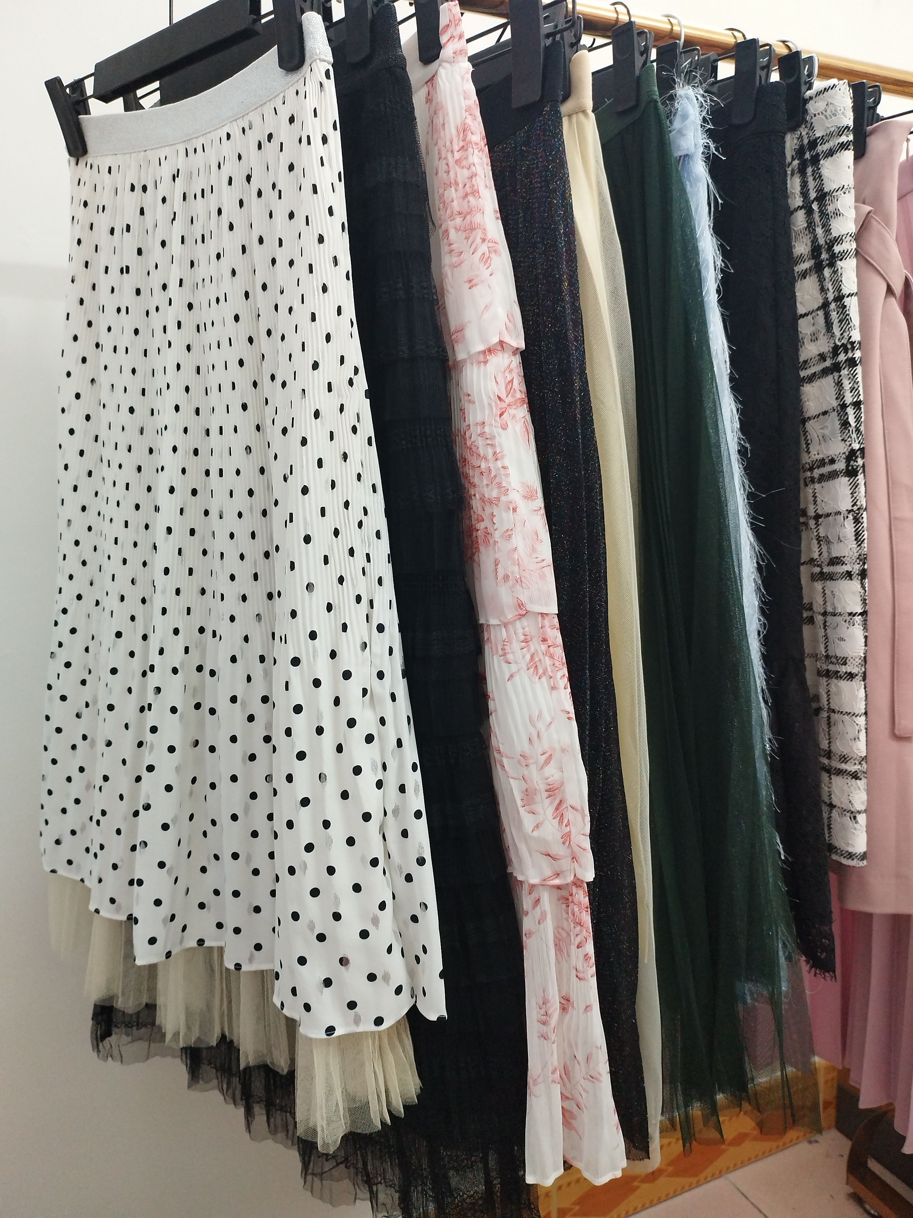 品牌撤柜 高腰蛋糕蓬蓬网纱裙女装半身裙 蕾丝裙 XS/S/M/L/XL码