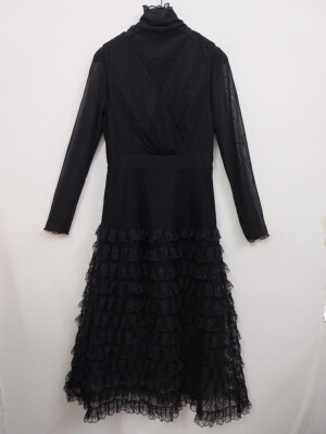 IDOLE奕多 高级感轻奢优雅网纱内搭+气质背心蛋糕裙连衣裙 S码