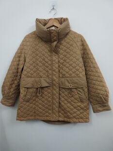 时尚 XL码 高级感小香风菱形格夹棉棉服外套女 贝芙妮