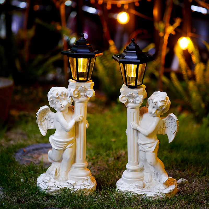 角落幽香太阳能天使灯花园装饰