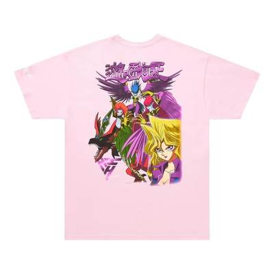 美国HYPLAND联名YUGIOH MAI MONSTERS游戏王粉红男女短袖T恤夏季