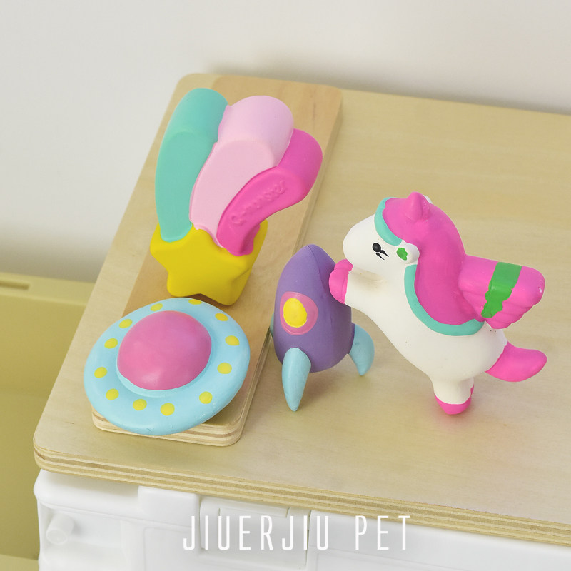 Q-monster狗狗玩具约克夏迷你发声乳胶小型幼犬磨牙马尔济斯泰迪