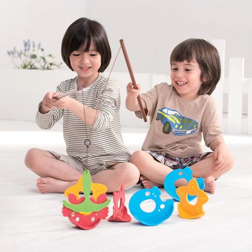 台湾进口WEPLAY 摇摆钓鱼乐 注意力手眼协调训练感统器材儿童玩具