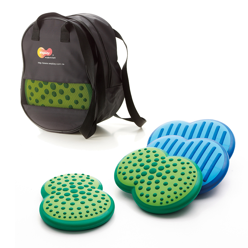 台湾WEPLAY 彩虹河石 儿童运动玩具幼儿园触觉平衡感统训练器材2+