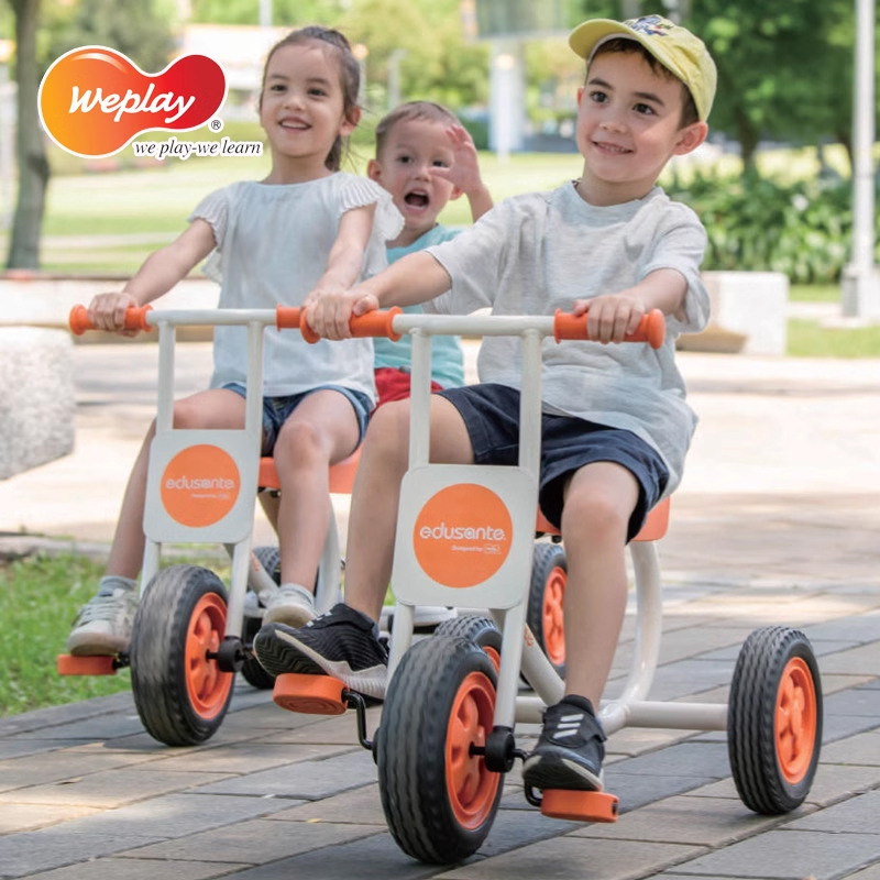 weplay ES三轮车双人车脚行平衡车磁力车牌数字组职业组 感统器材