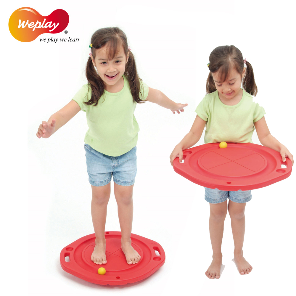 台湾WEPLAY 圆形平衡板 儿童玩具运动协调前庭平衡训练感统器材3+
