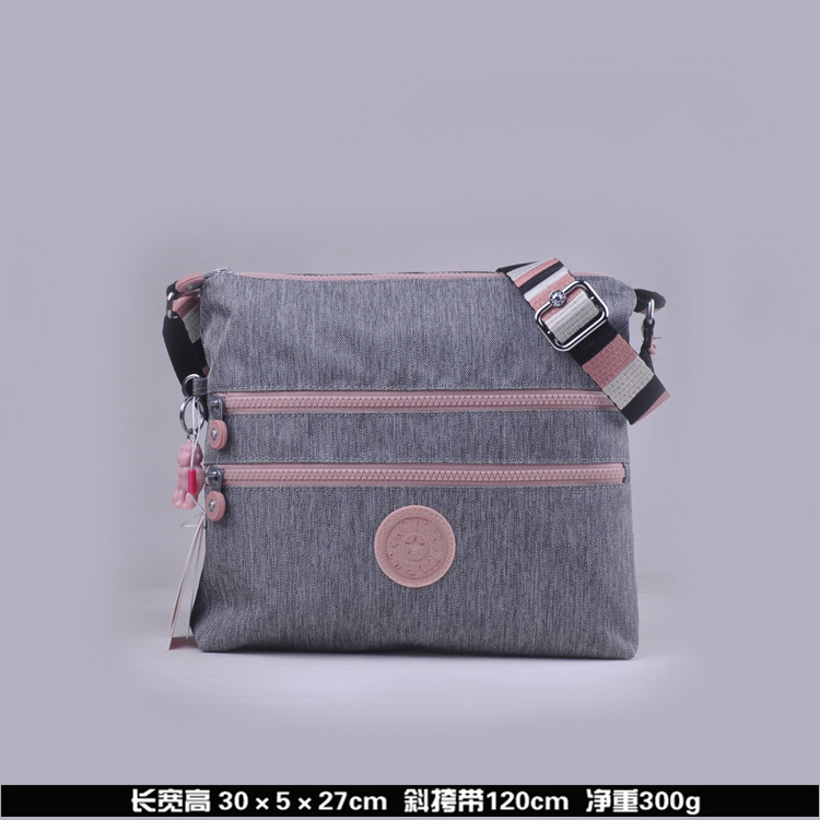 尼龙防水帆布包单肩包斜挎包休闲女包轻便旅行包 K 13335