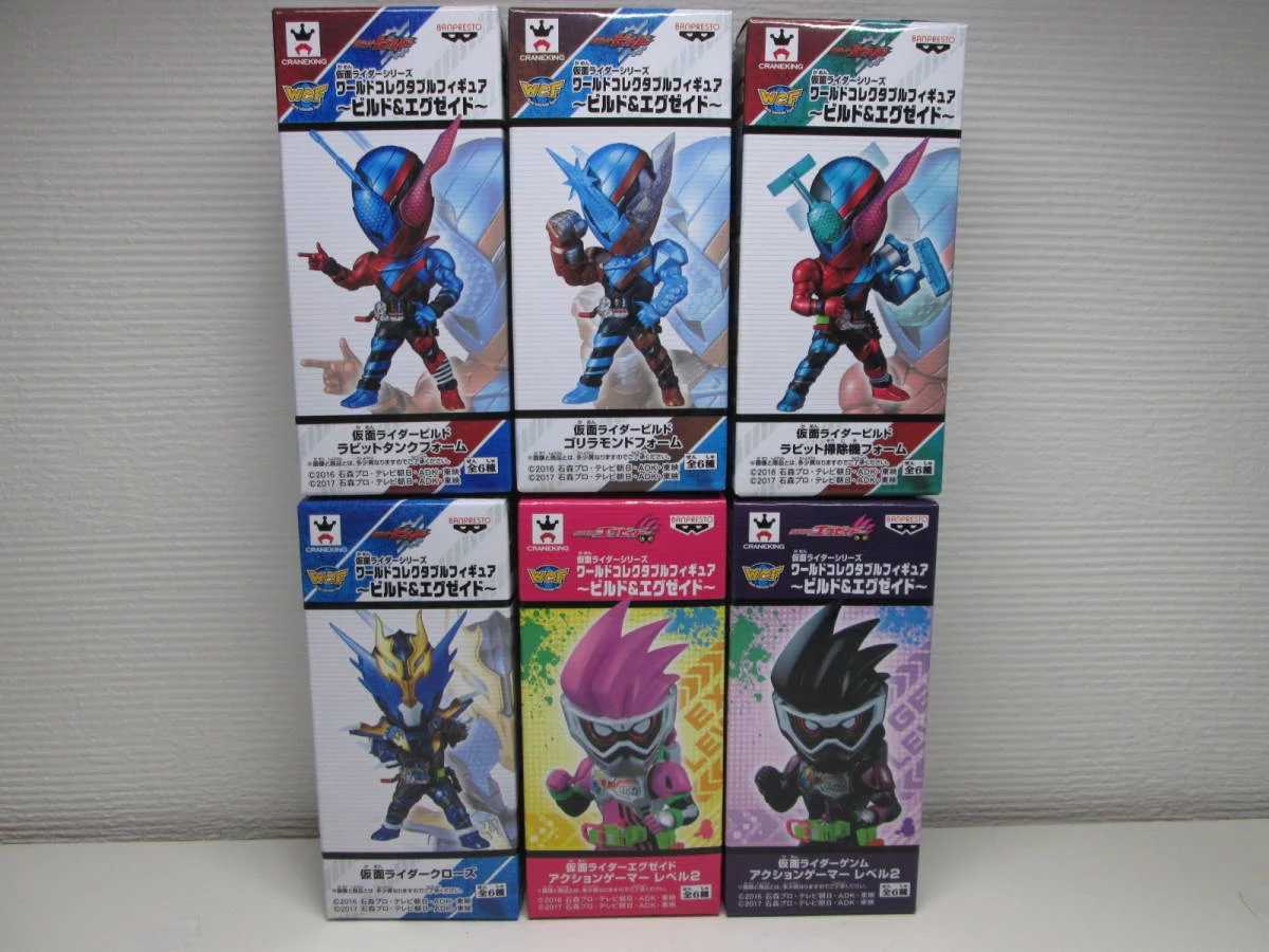 热血模玩 wcf假面骑士 exaid build 龙我 虾饺… 正版有日版银贴