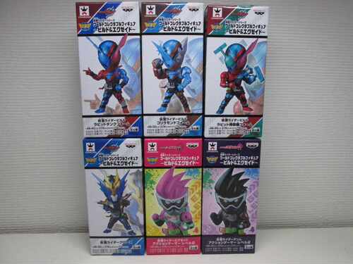 热血模玩 wcf假面骑士 exaid build 龙我 虾饺… 正版有日版银贴