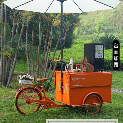 户外摆摊小吃车三轮车网