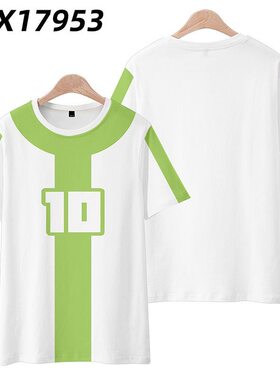 少年骇宫ben10短袖3d印花T恤小班同款冒险动漫衣服学生短袖夏季潮