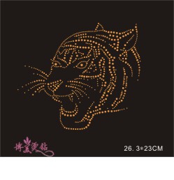 豹子烫钻图可换色可定制