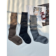 中筒袜 6号衣橱 小腿袜 百搭时髦 弹力聚纤棉纺纯色 JC出品