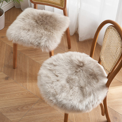 澳尊澳洲羊毛简约坐垫