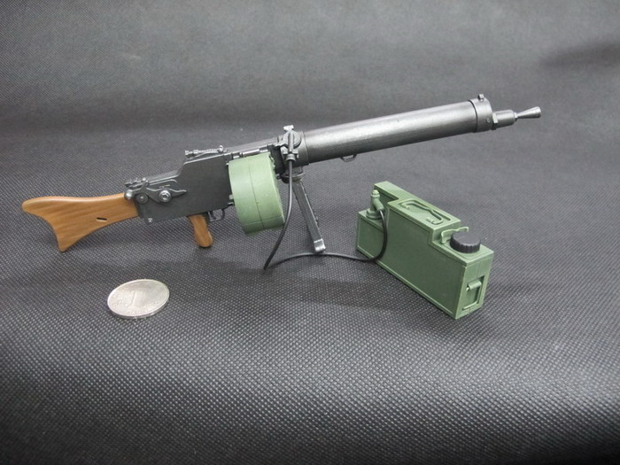 兵人成品1/6轻机枪塑料模型